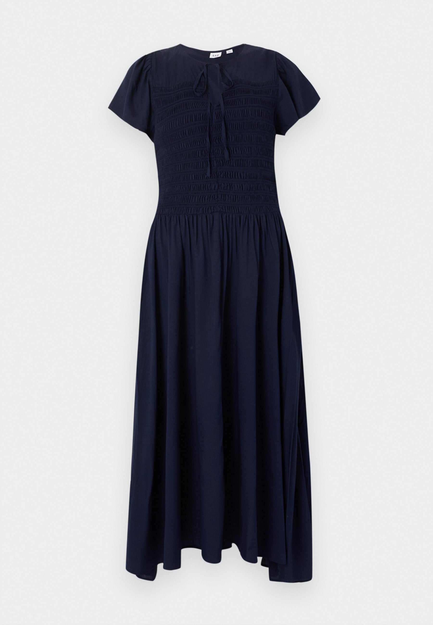 SMOCKED MIDI - Day dress - navy uniform