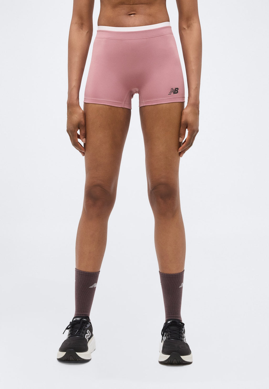 FAST DAYS HOT SHORT - Short running tights - rosewood