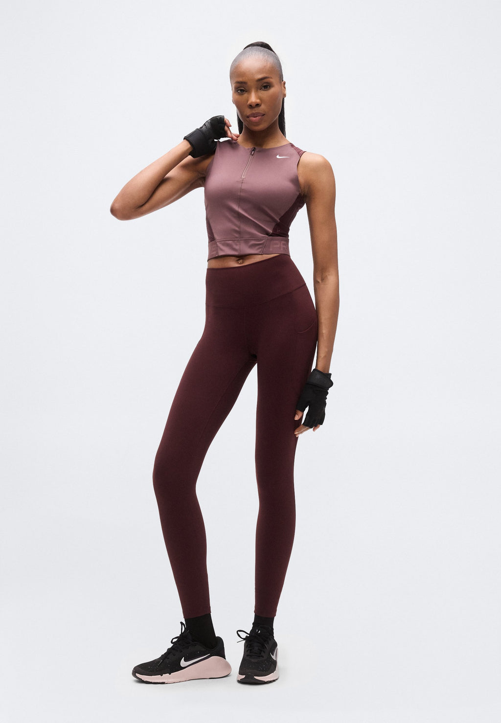 TANK - Top - tattoo/burgundy crush/white