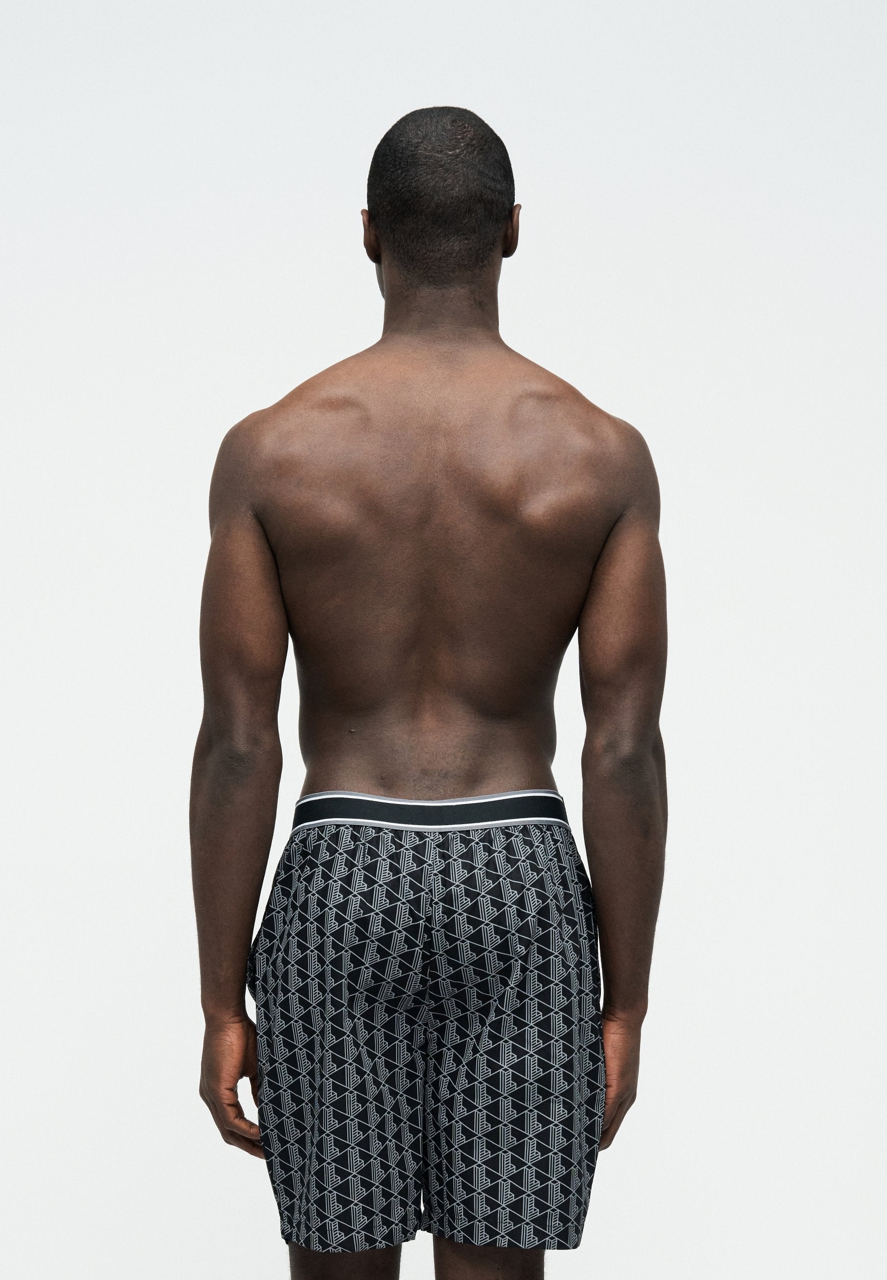 Pyjama bottoms - black/lead grey
