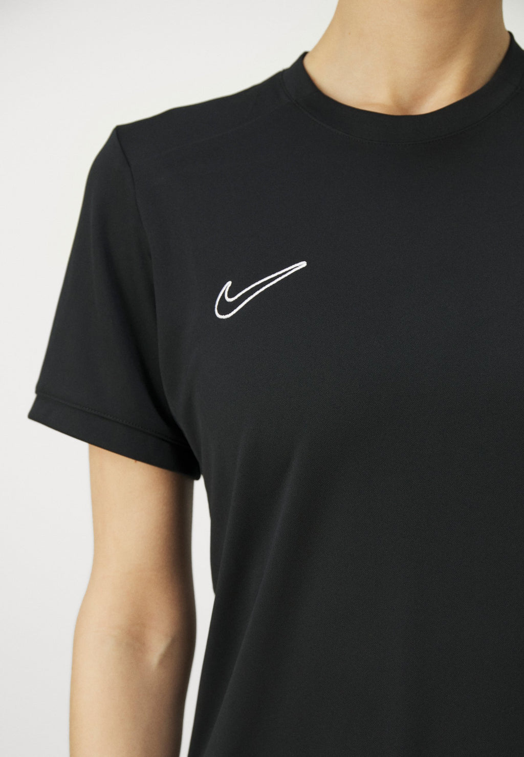 TOP - Sports T-shirt - black/white