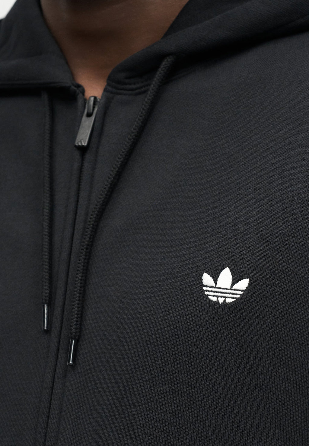 Zip-up sweatshirt - black