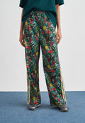 FIREBIRD LOOSE LIBERTY - Tracksuit bottoms - black/bold green/collegiate green/yellow