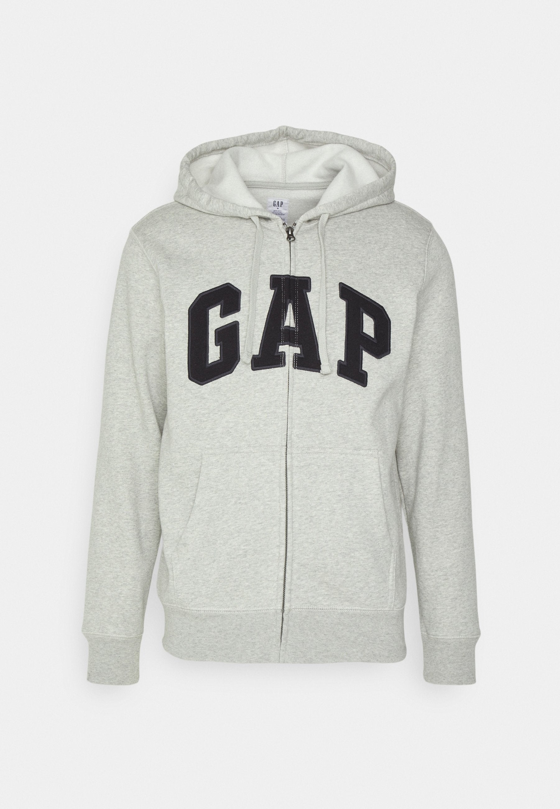 HERITAGE LOGO - Zip-up sweatshirt - light heather grey