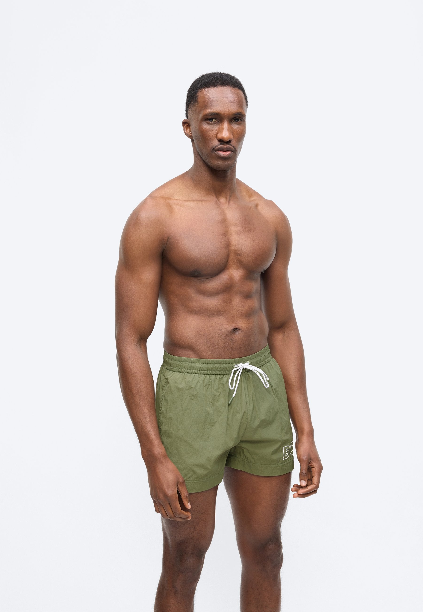MOONEYE - Swimming shorts - open green