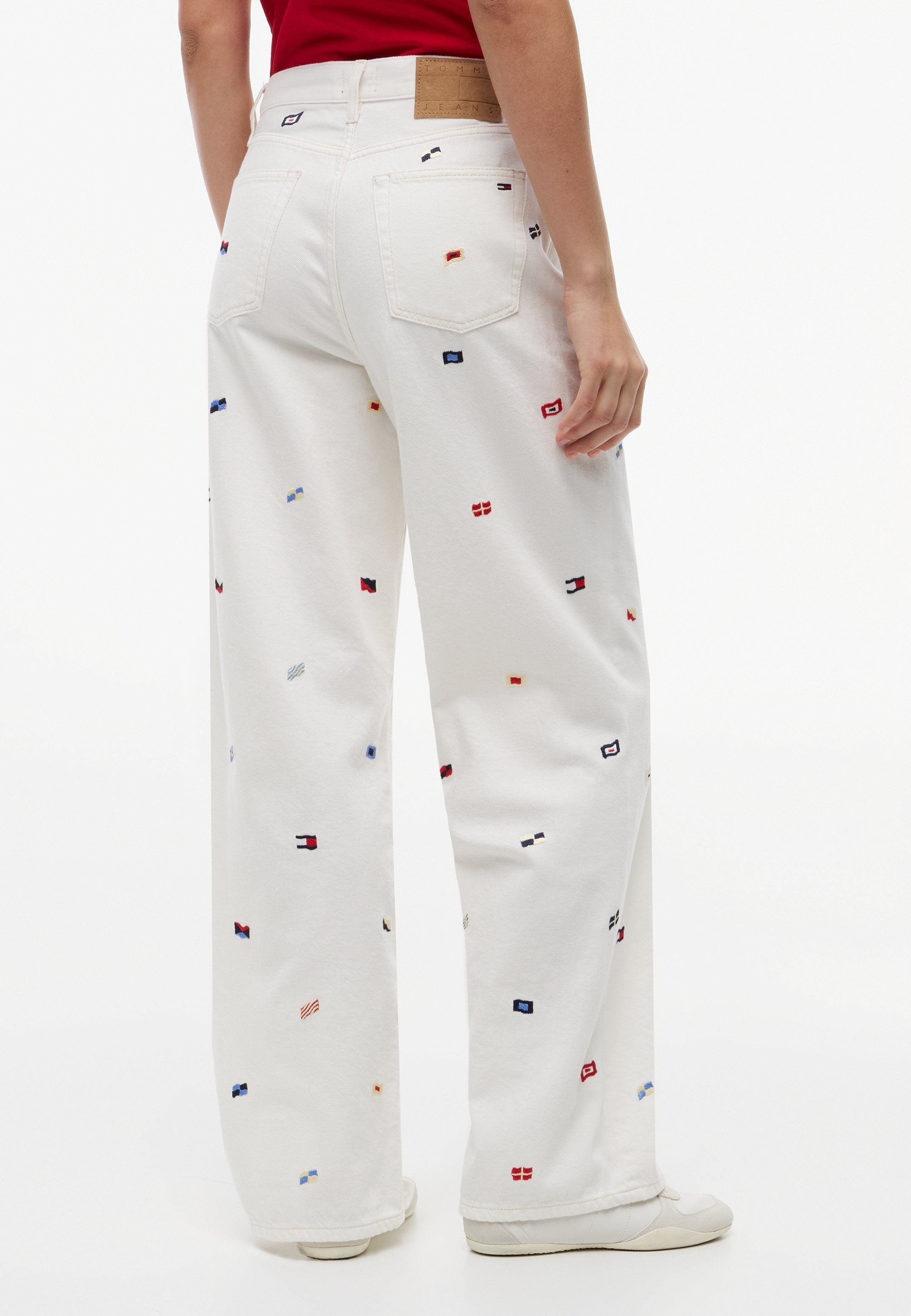CLAIRE WIDE - Wide Leg - denim white