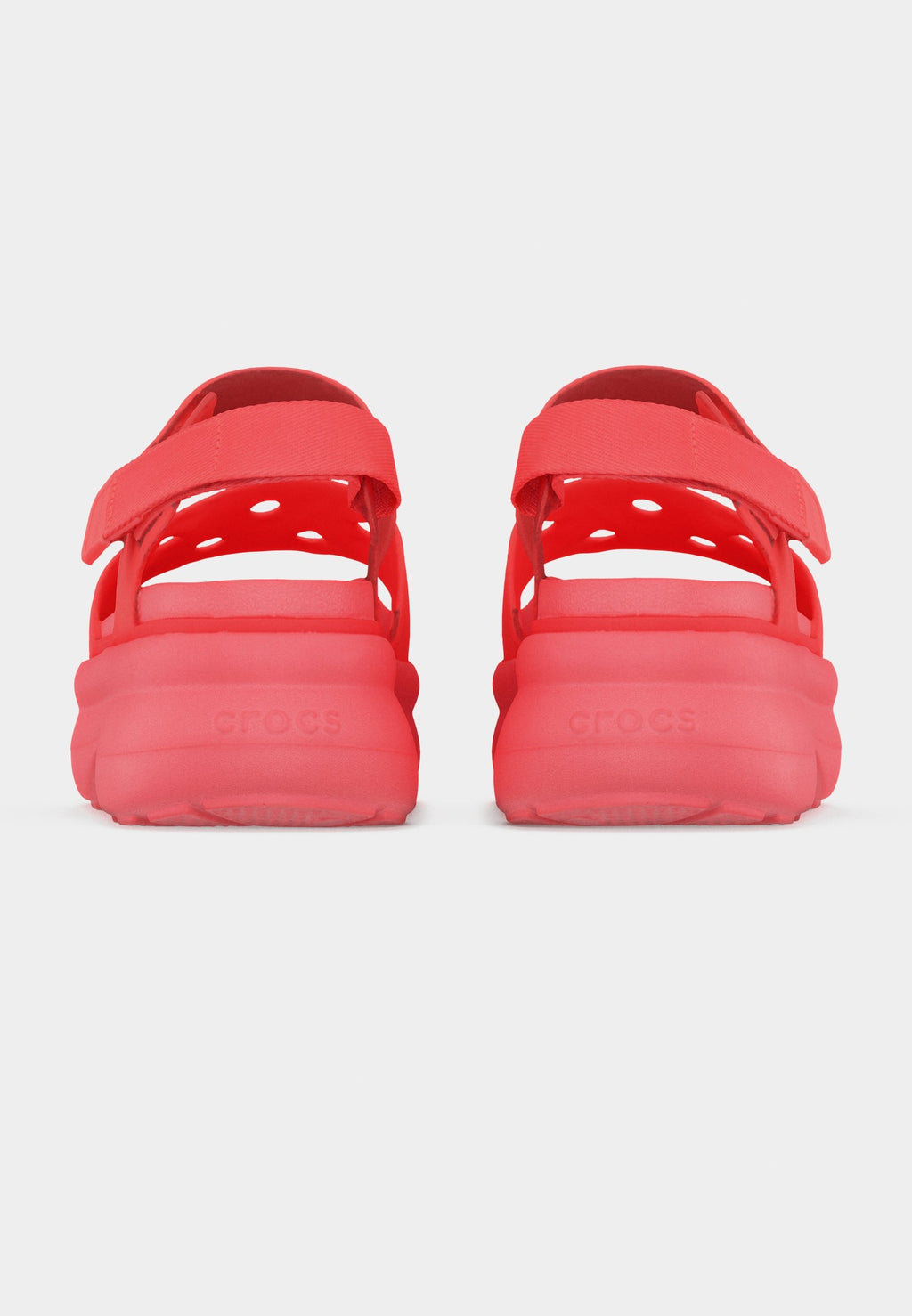 SOHO FROSTED - Platform sandals - guava