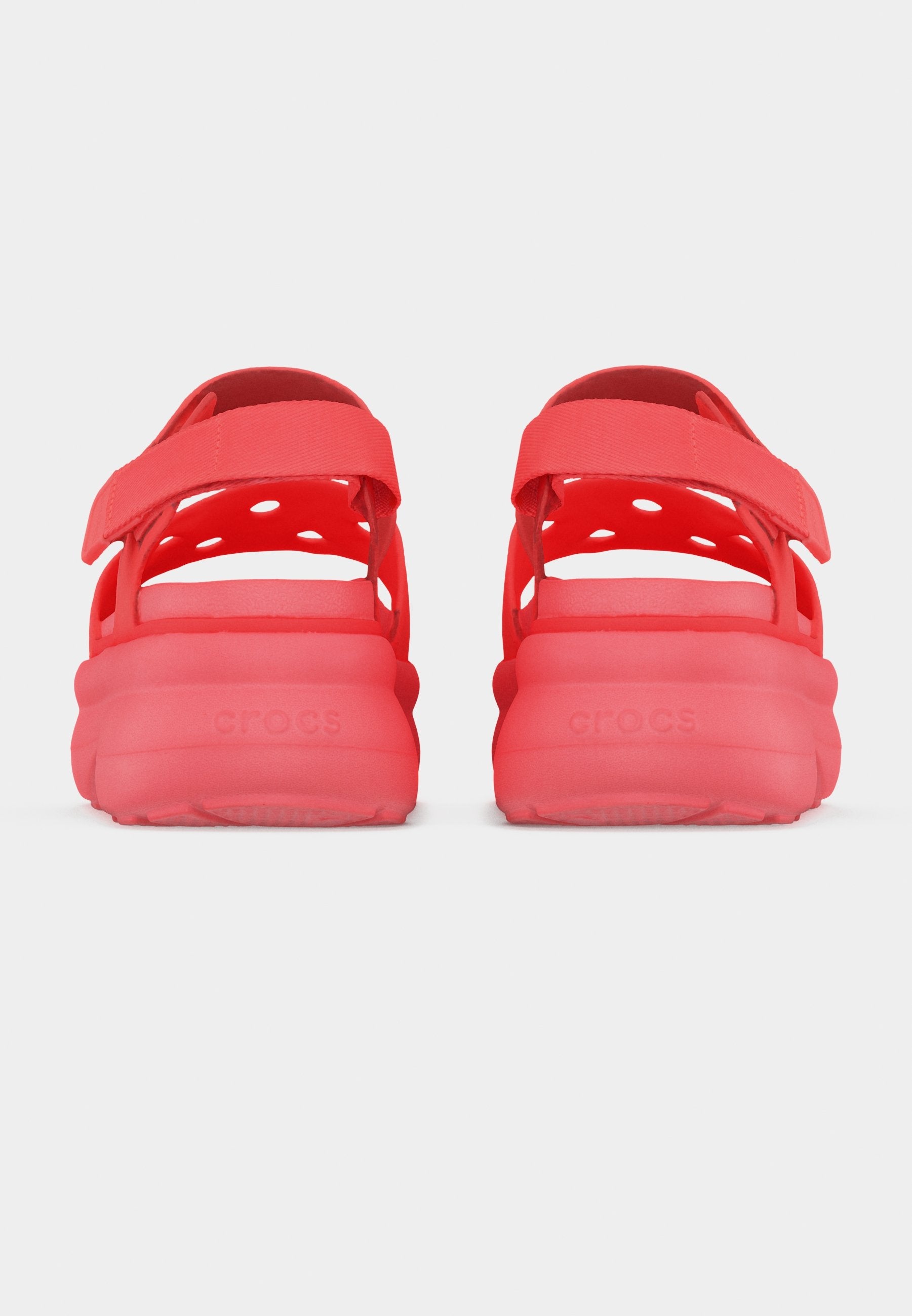 SOHO FROSTED - Platform sandals - guava