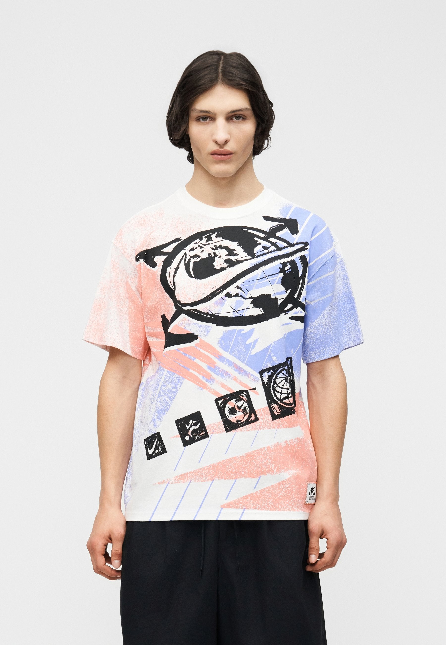 TEE POST STAMP UNISEX - Print T-shirt - white