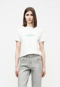 SS CLASSIC CK NYC LOGO TEE - T-shirt imprimé - blanc vif