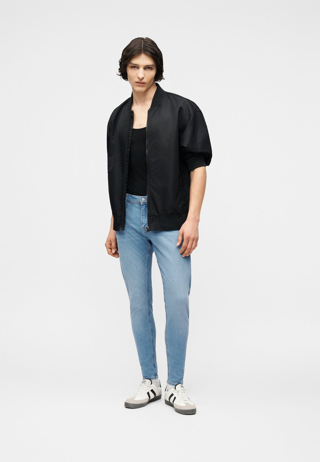 JJIPETE JJORIGINAL - Slim fit jeans - blue denim