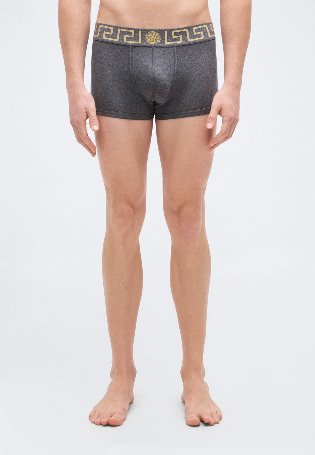 UNDERPANTS LOW RISE TRUNK - Trunks - grey/gold-coloured