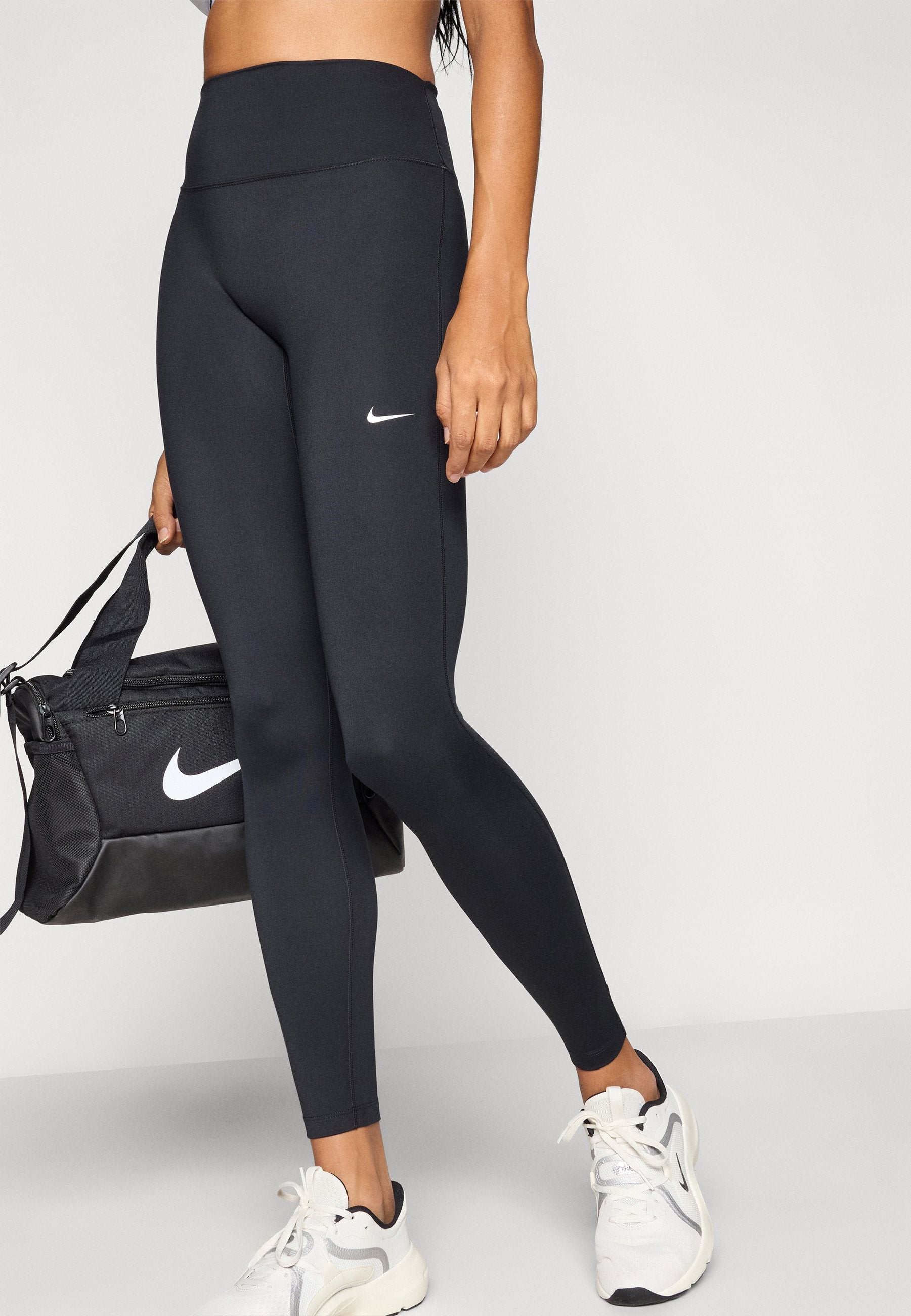 ONE TIGHT - Leggings - black/white