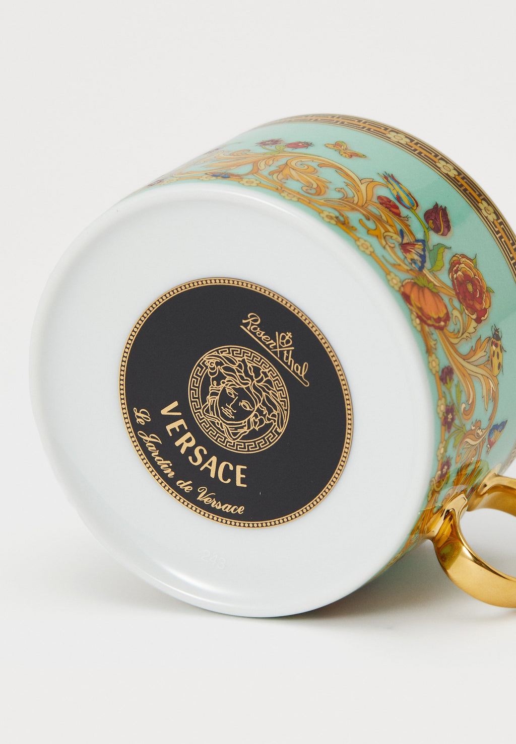 CUP SAUCER 4 LOW SET - Saucer - white/multicoloured
