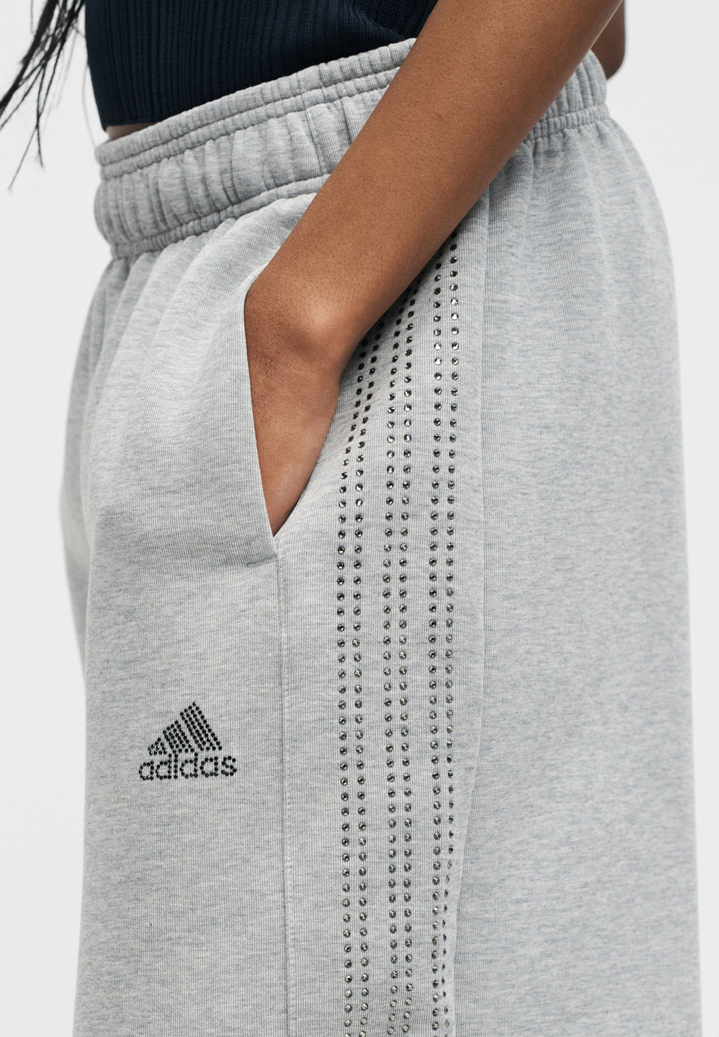 Tracksuit bottoms - medium grey heather