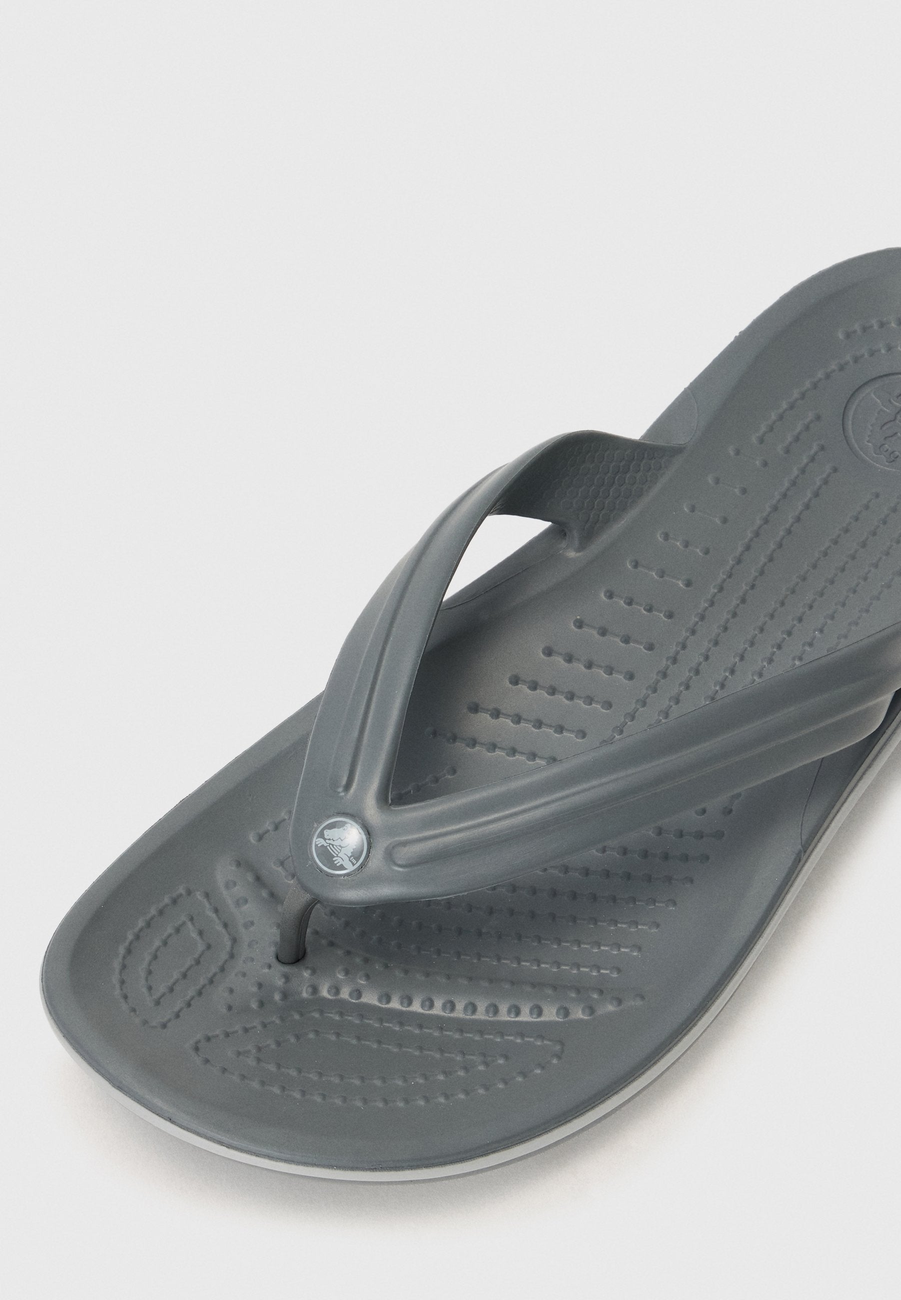 CROCBAND UNISEX - T-bar sandals - slate grey/smoke