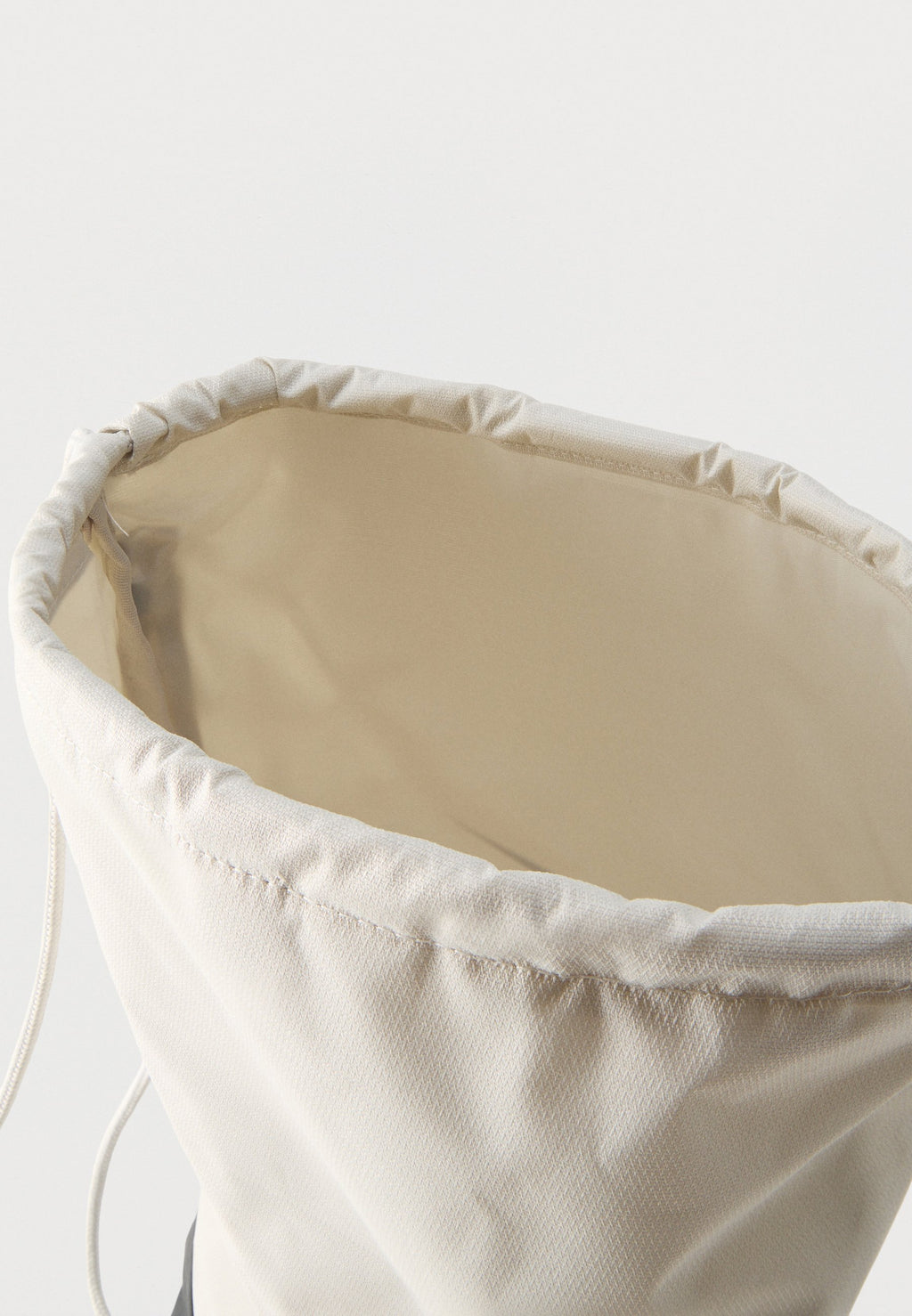 DRAWSTRING UNISEX - Drawstring sports bag - light bone/black