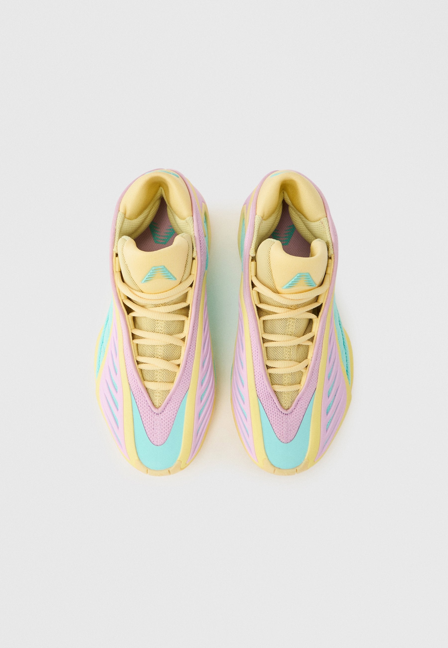 ANTHONY EDWARDS 2 UNISEX - Basketball shoes - almost yellow/bliss lilac/flash aqua