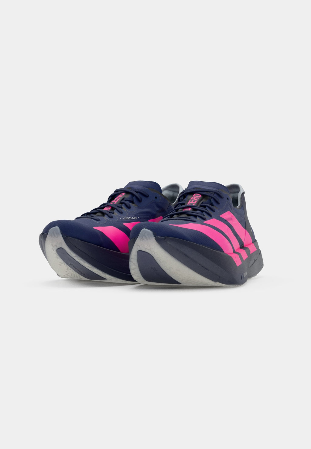 ADIZERO ADIOS PRO 4 - Road running shoes - dark blue/shock pink/dash grey