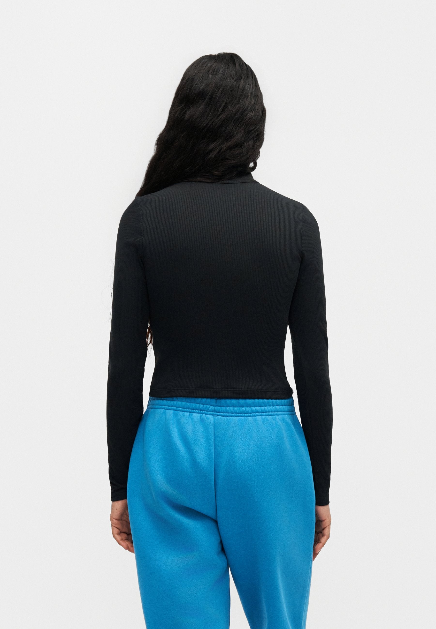 Long sleeved top - black