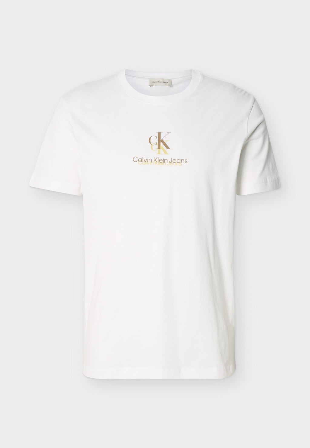 SHADOW LOGO TEE - Print T-shirt - bright white