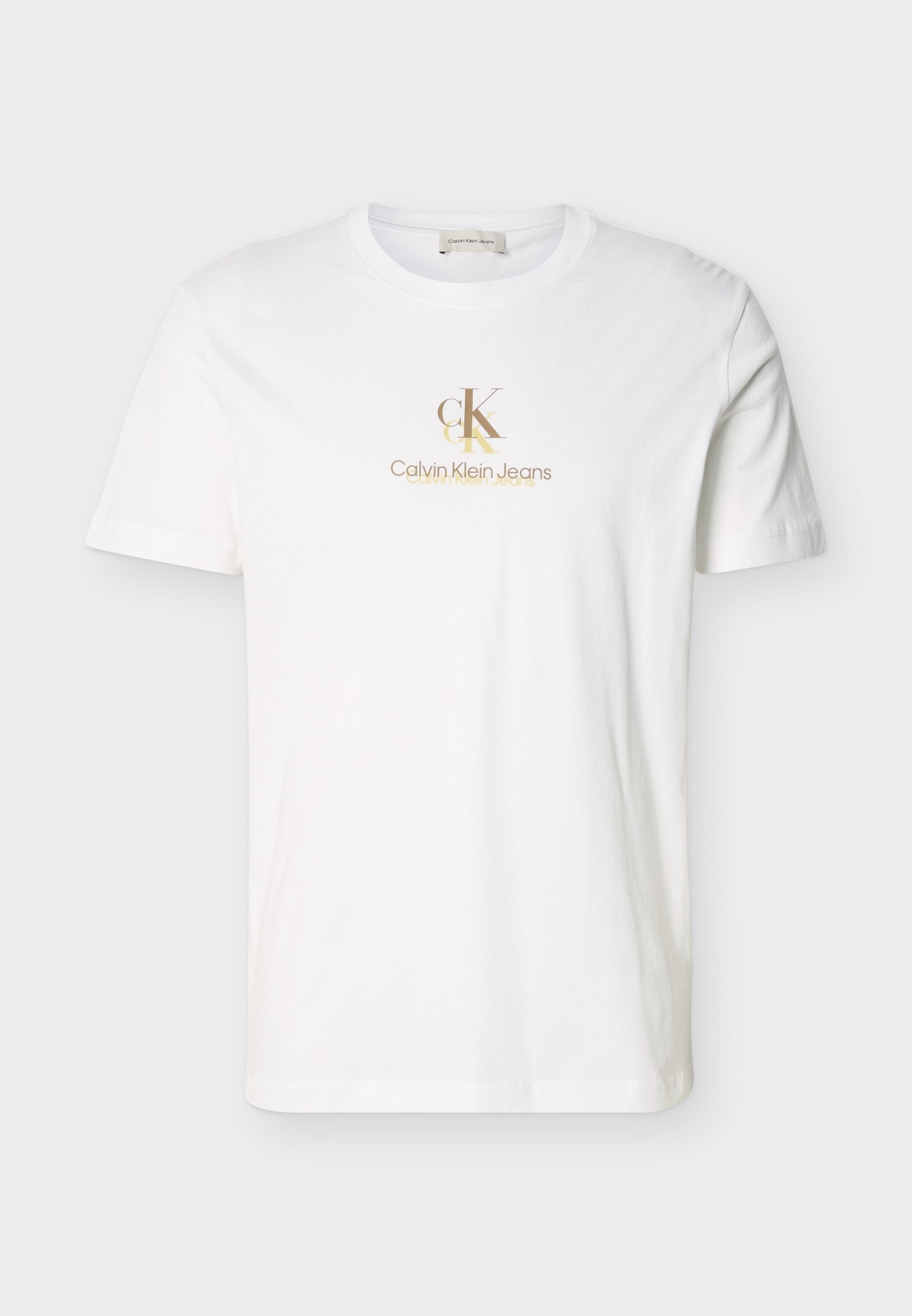 SHADOW LOGO TEE - Print T-shirt - bright white