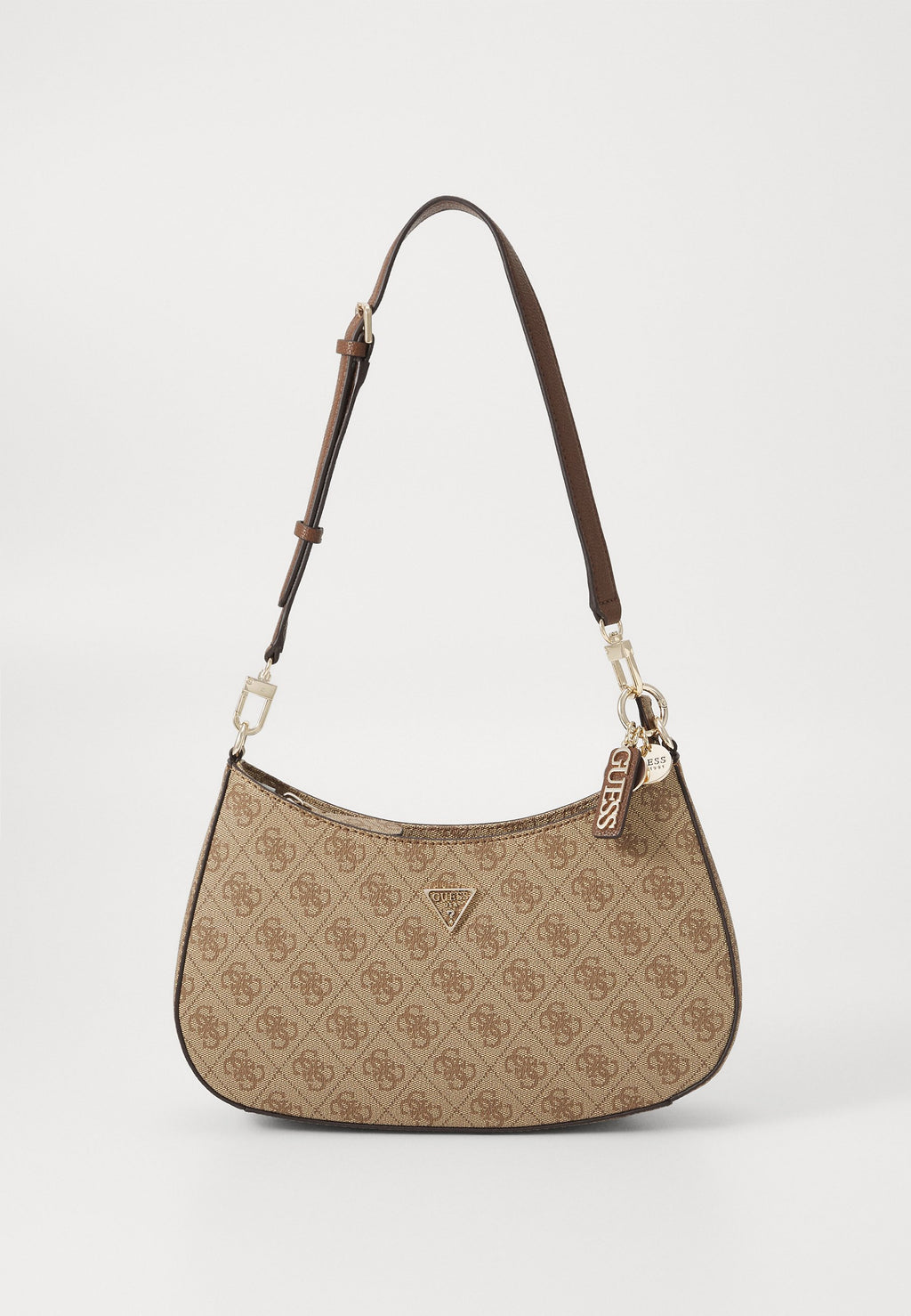 NOELLE TOP ZIP - Handbag - latte logo/brown