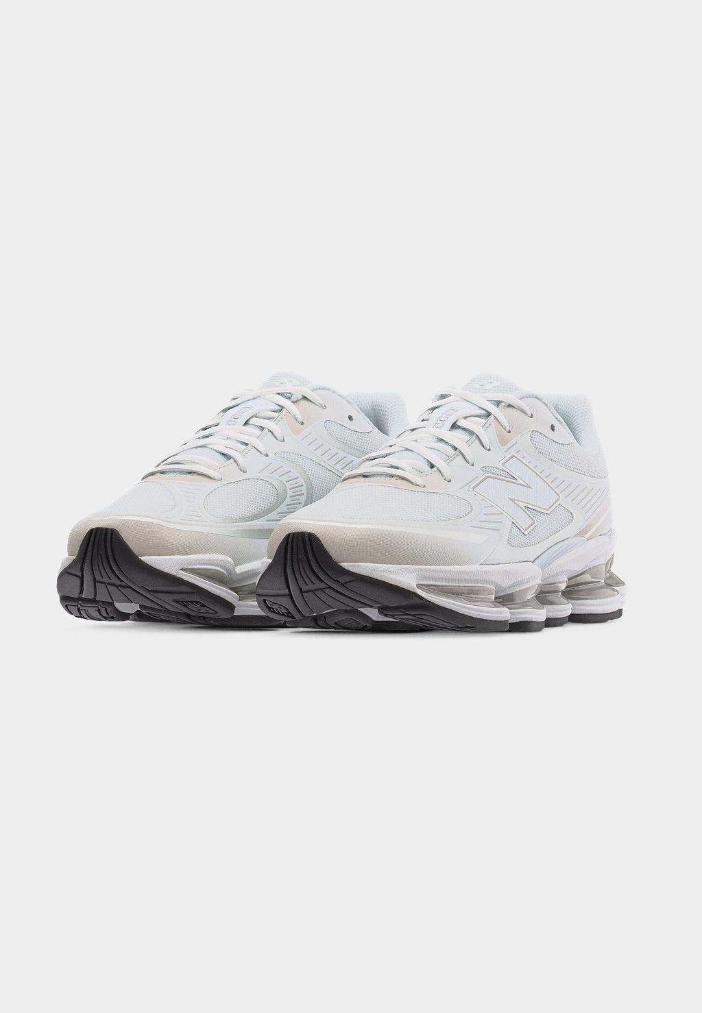 U2000 UNISEX - Trainers - white/silver-coloured metallic