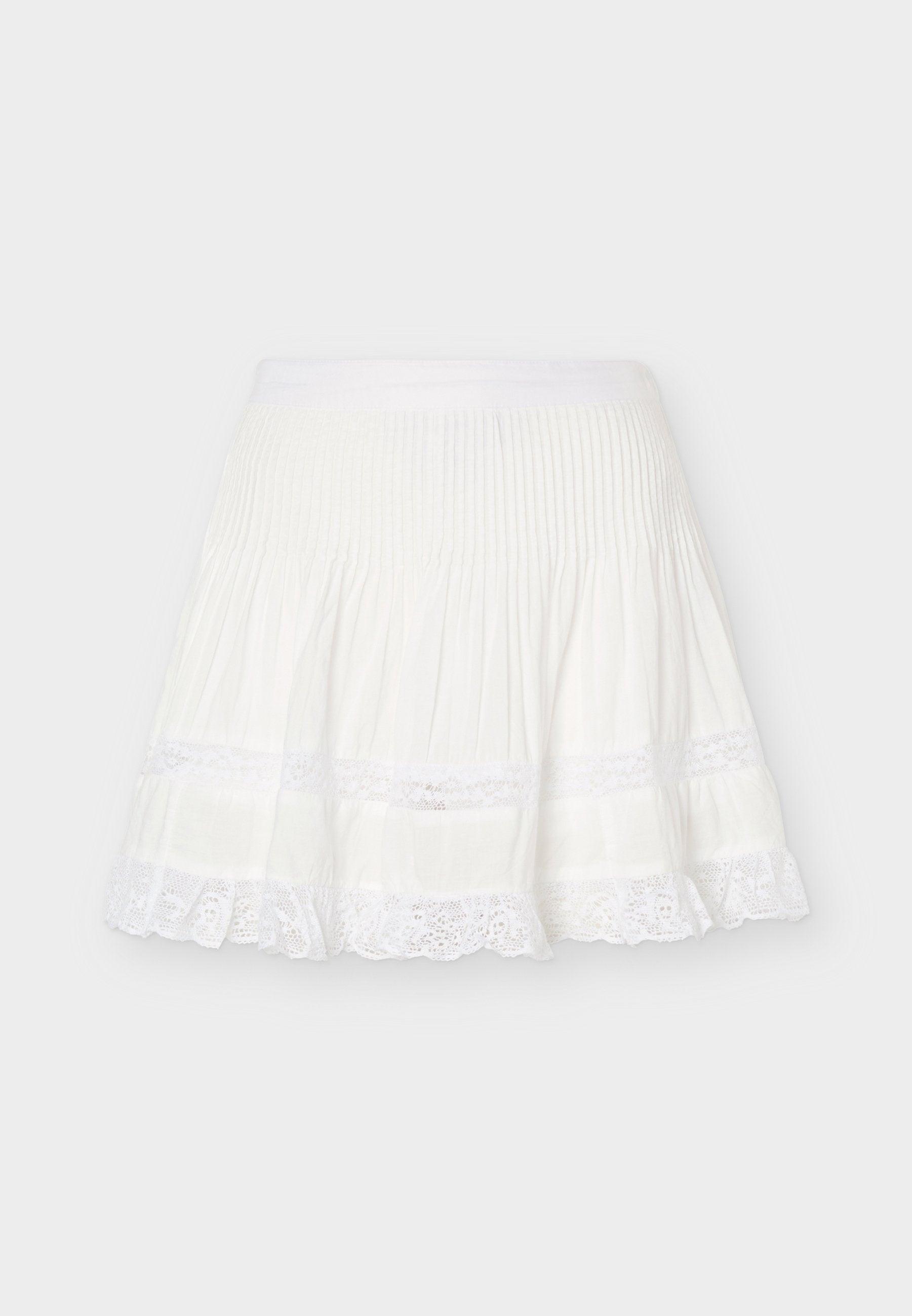 PINTUCK TRIM SKORT - A-line skirt - fresh white