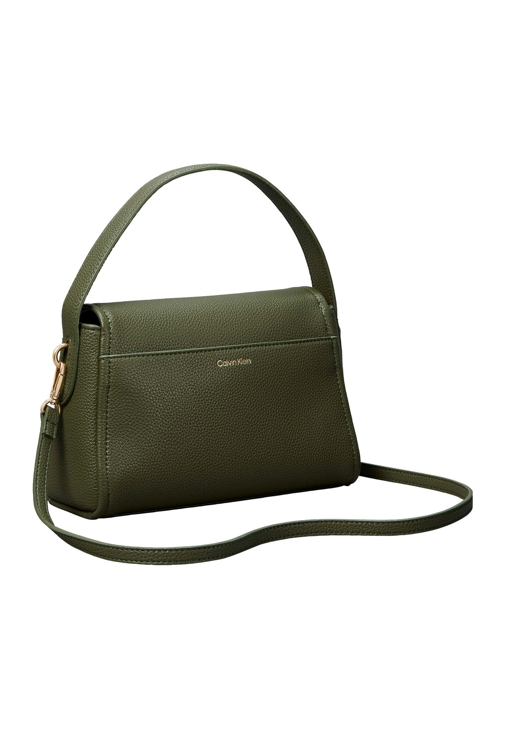 EMBLEM HW PEBBLE SHOULDER BAG 25 - Handbag - olive