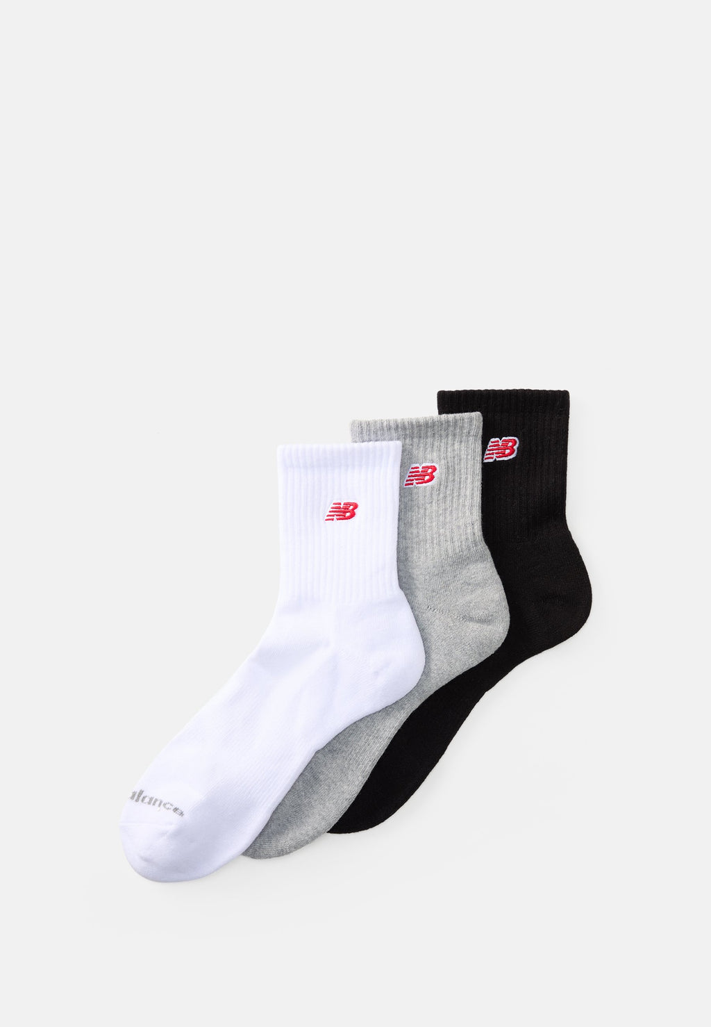 PATCH LOGO ANKLE UNISEX 3 PACK  - Socks - white/grey/black