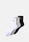 PATCH LOGO ANKLE UNISEX 3 PACK  - Socks - white/grey/black
