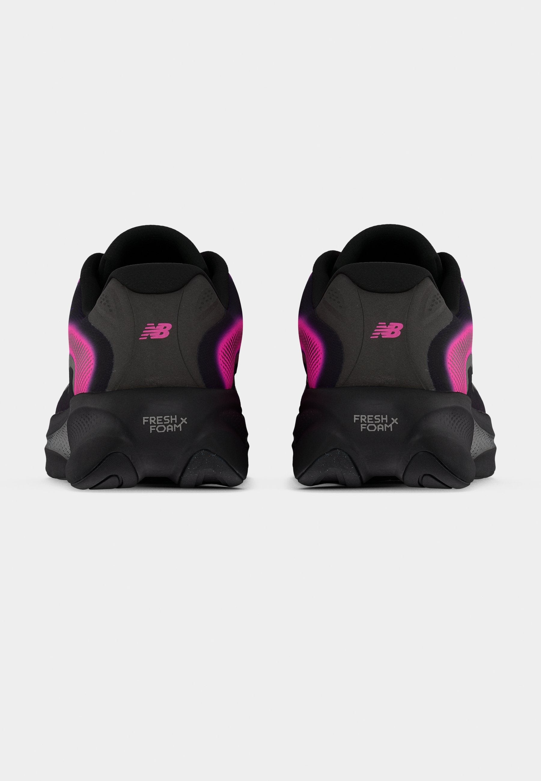 ELLIPSE V1 - Chaussures de course sur route - noir/rose fluo