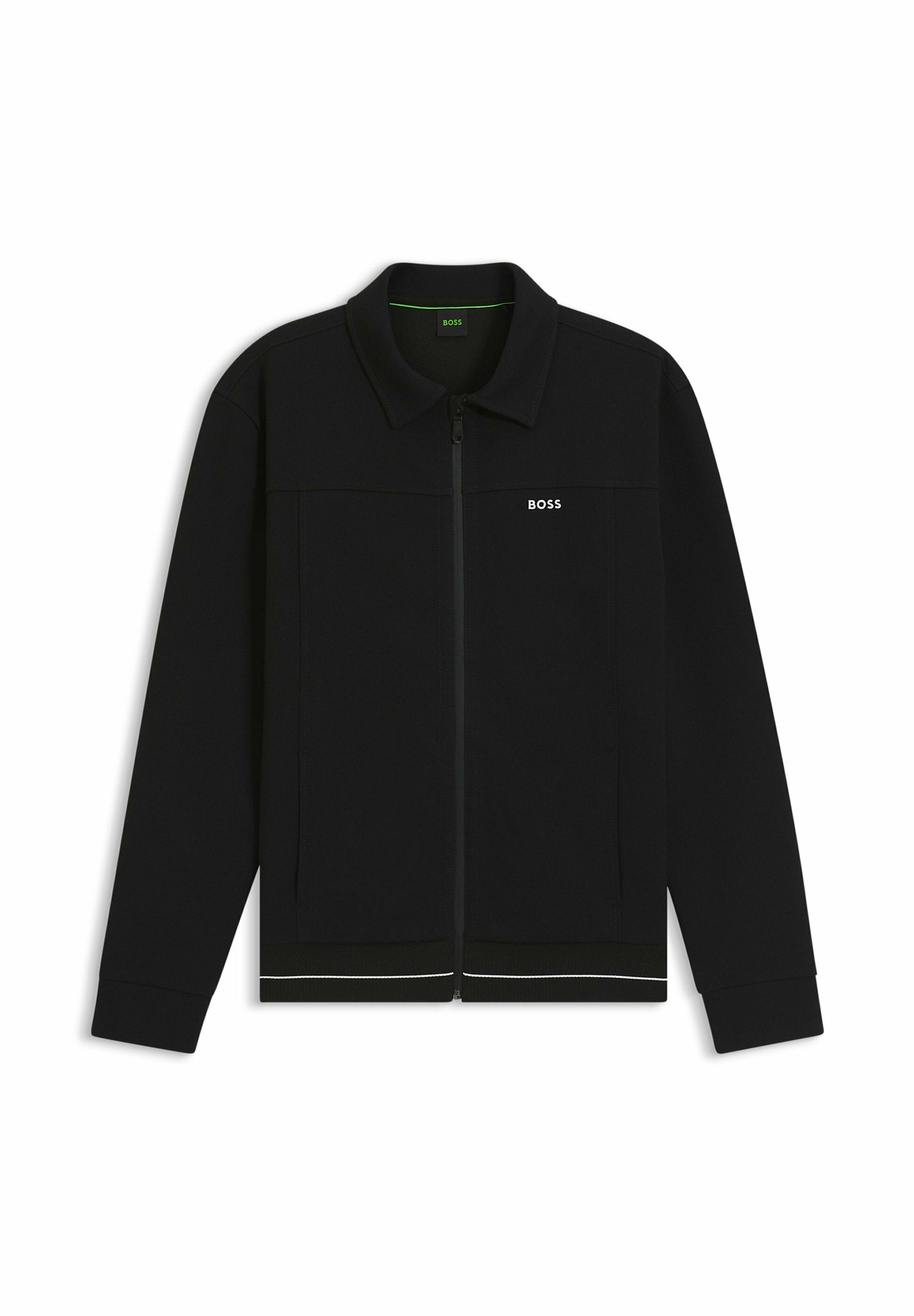 BOSS SW_MEMBER FZ - Bomber Jacket - black one
