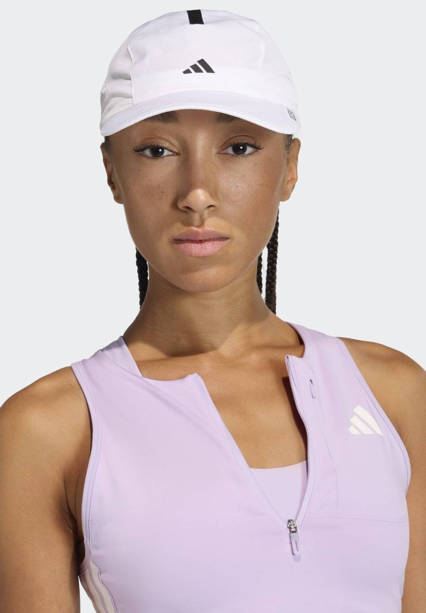 RUNXADIZ CAP UNISEX - Cap - white black