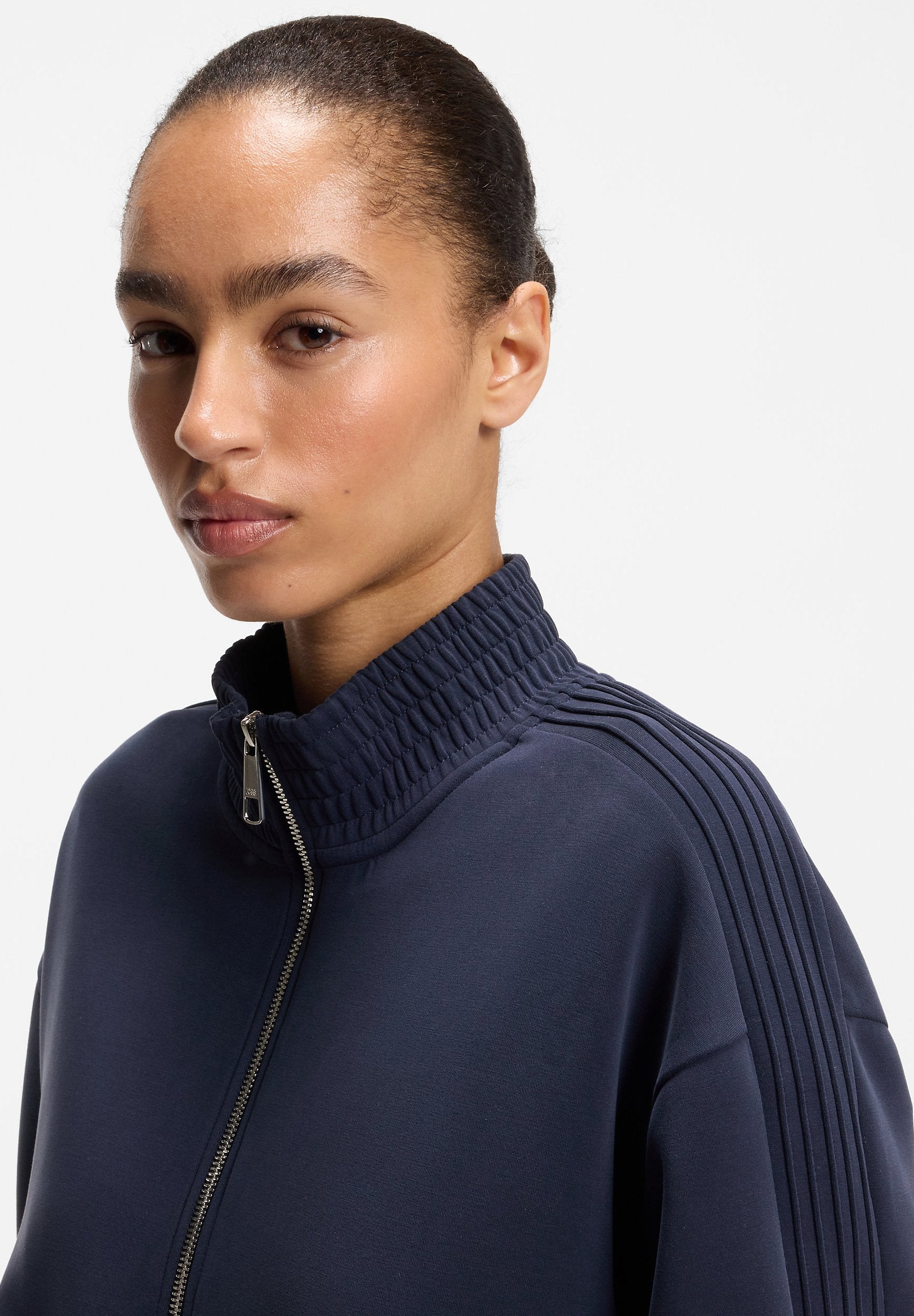 C_ECURTIS - Zip-up sweatshirt - dark blue