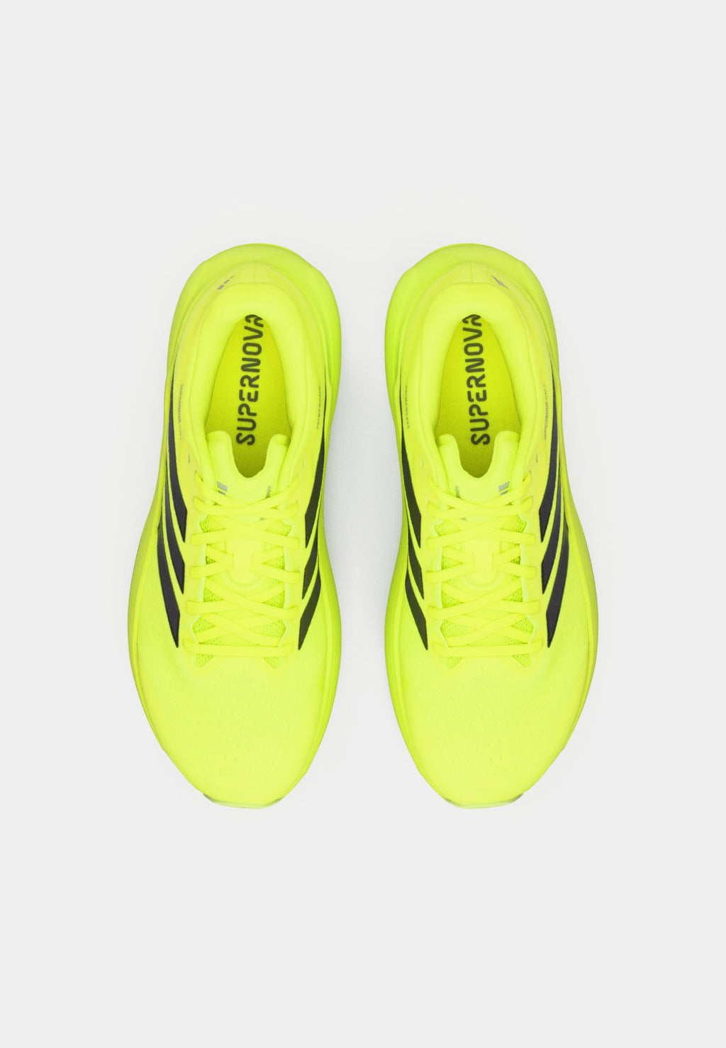SUPERNOVA RISE 3 M - Road running shoes - solar yellow/core black/silver-coloured metallic