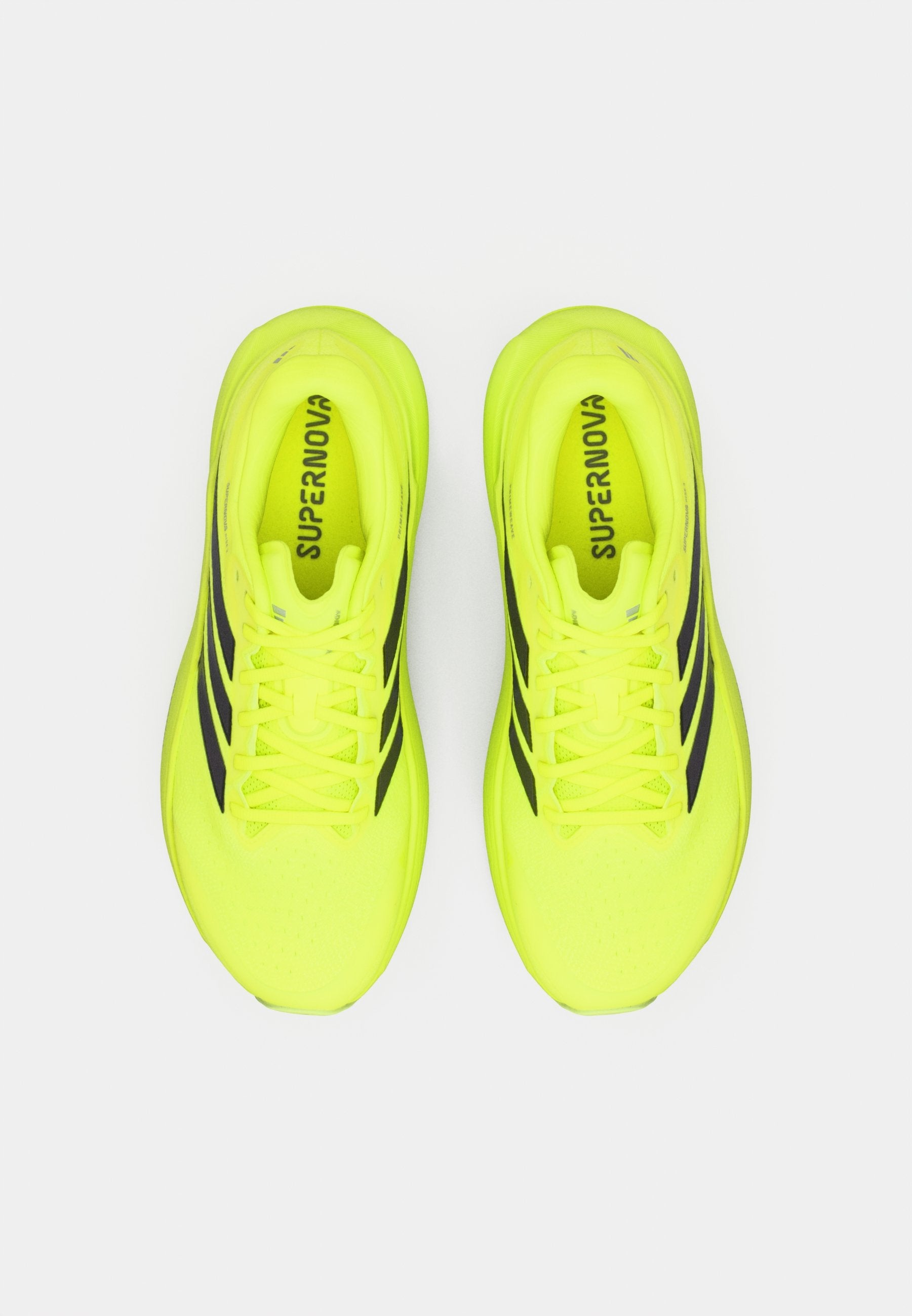 SUPERNOVA RISE 3 M - Road running shoes - solar yellow/core black/silver-coloured metallic