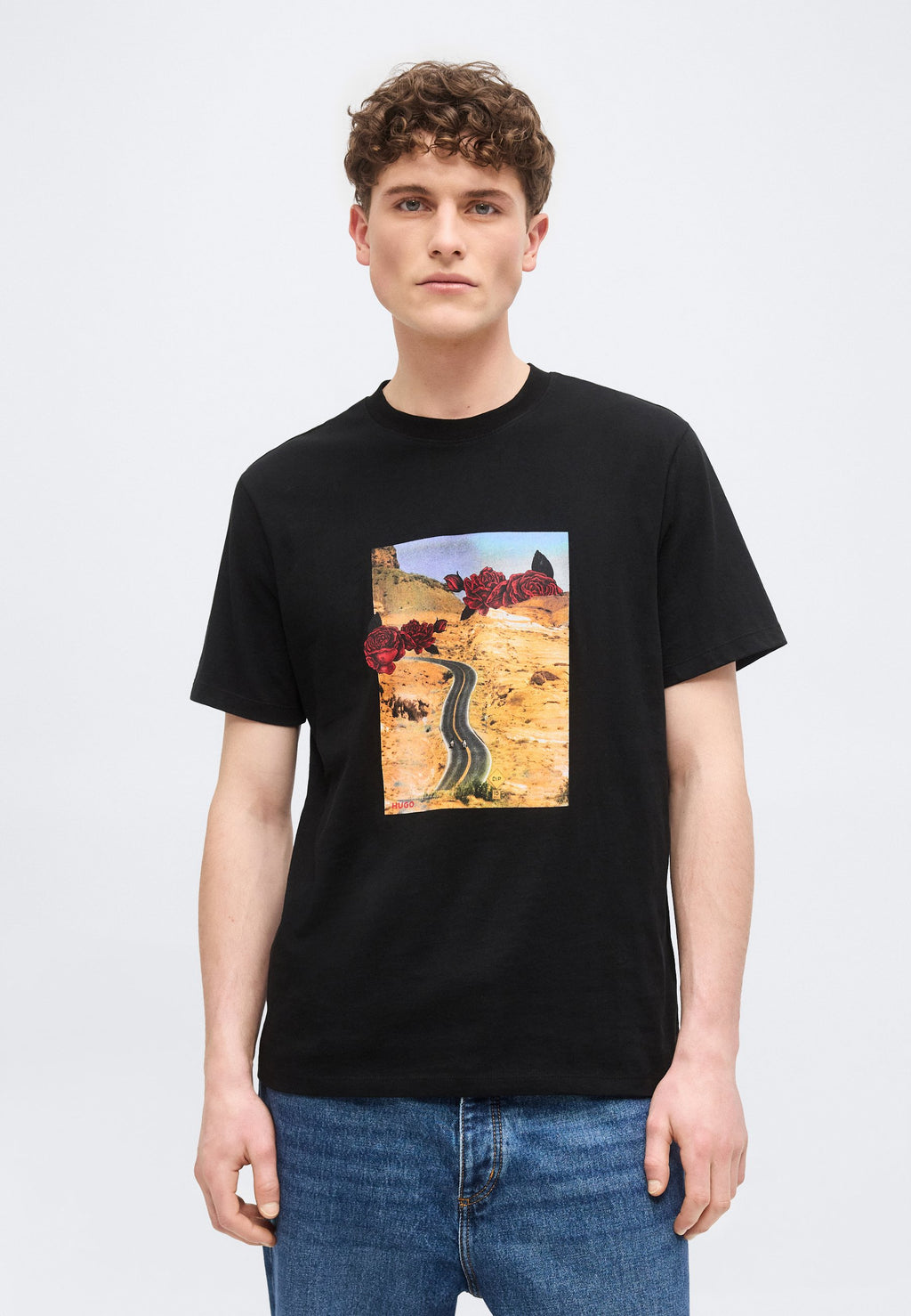 DIKERD - Print T-shirt - black