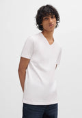 V NECK 2 PACK - Basic T-shirt - white
