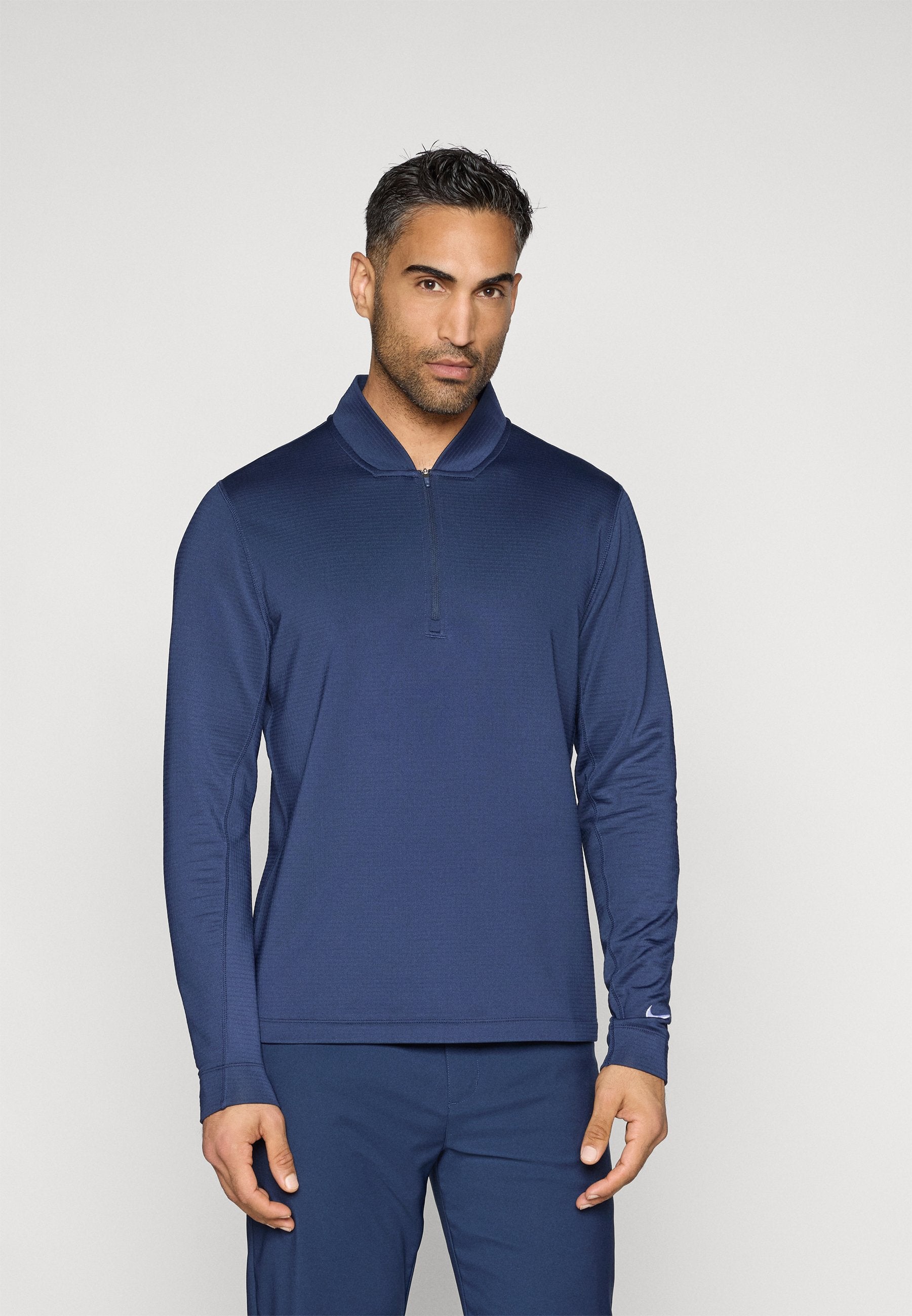 VICTORY 1/2 ZIP TOP - Sweatshirt - college navy/white