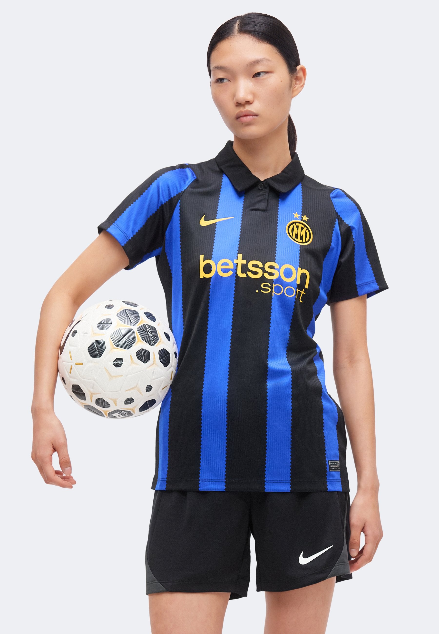 INTER - Vêtements de club - bleu/noir/or universitaire