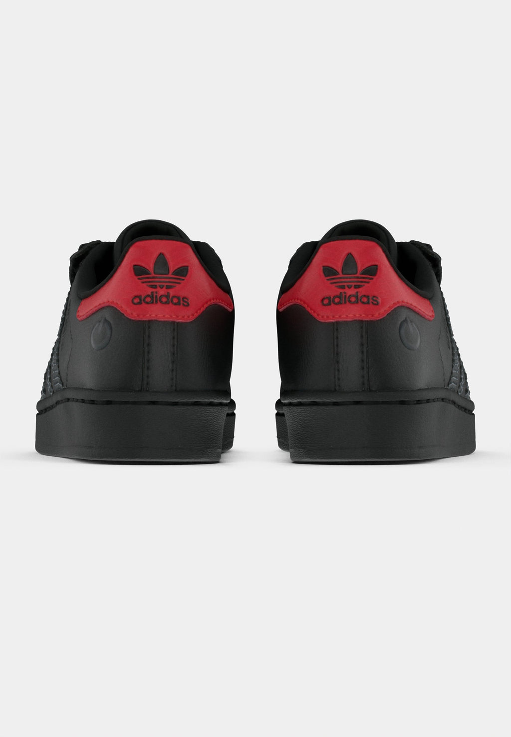 SÜPERSTAR LED IŞIKLAR UNISEX - Spor Ayakkabı - core black/red