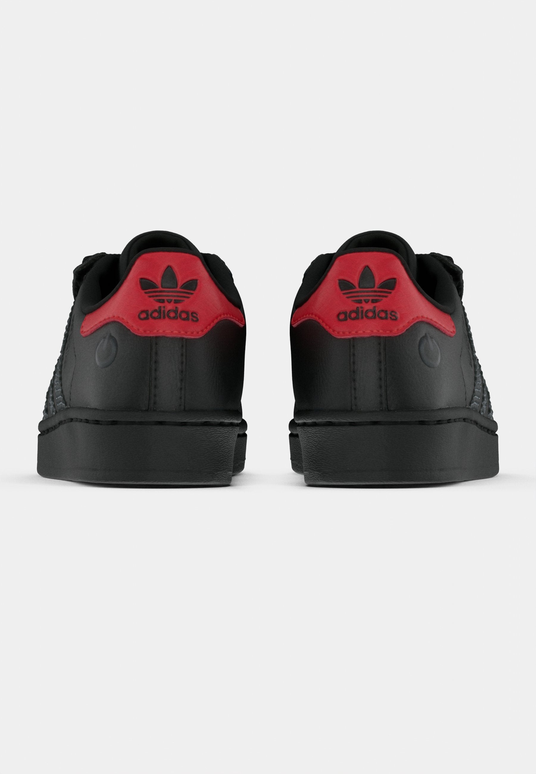 SÜPERSTAR LED IŞIKLAR UNISEX - Spor Ayakkabı - core black/red