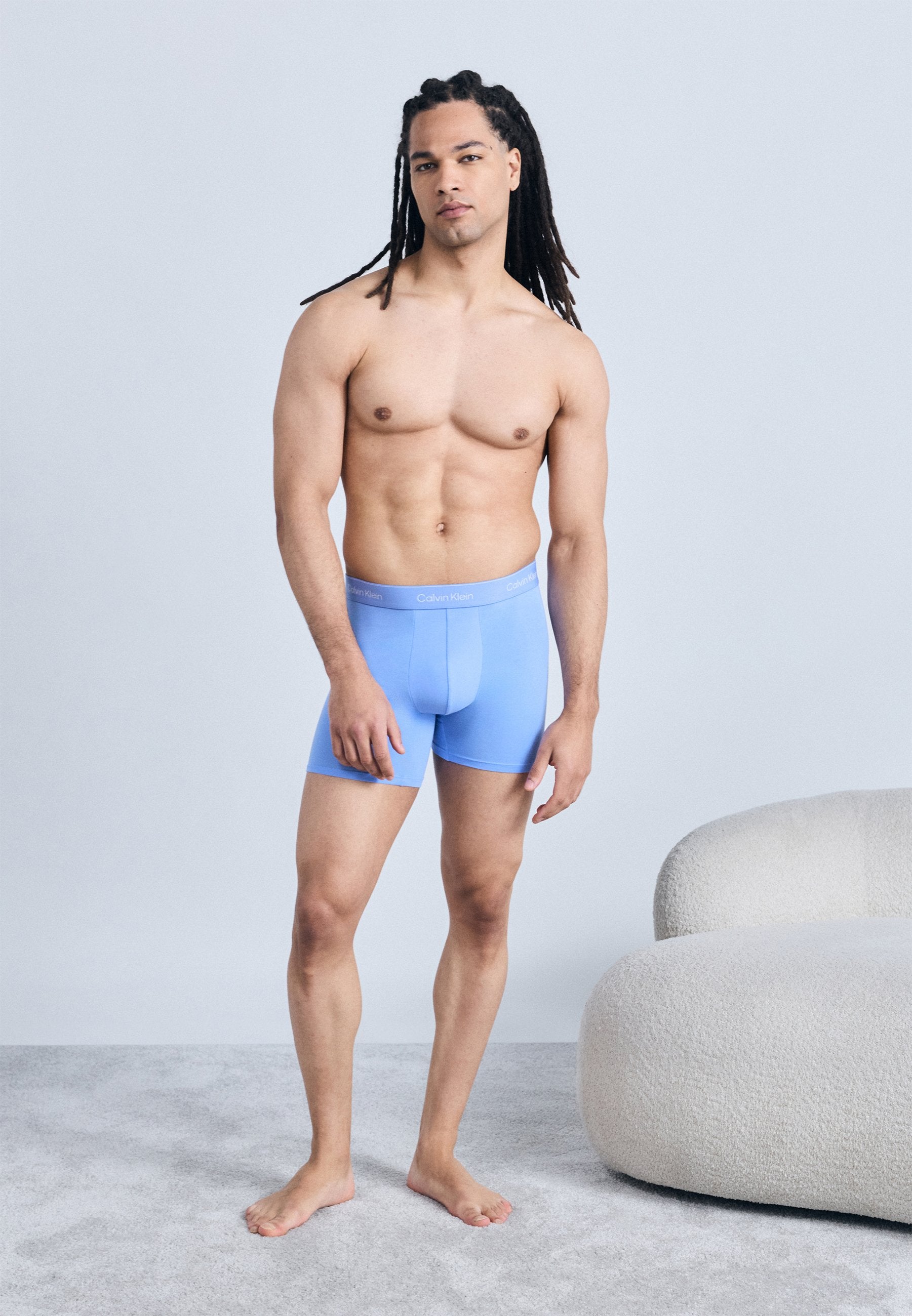 BOXER KISA KESİM 5'Lİ PAKET İKON PAMUKLU ESNEK KUMAŞ - Boxer kısa kesim - siyah/mavi inen/yeşil