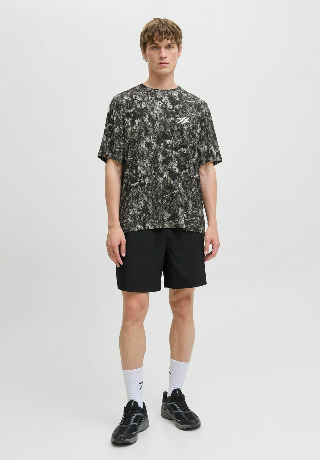 Backprintet - Print T-shirt - black