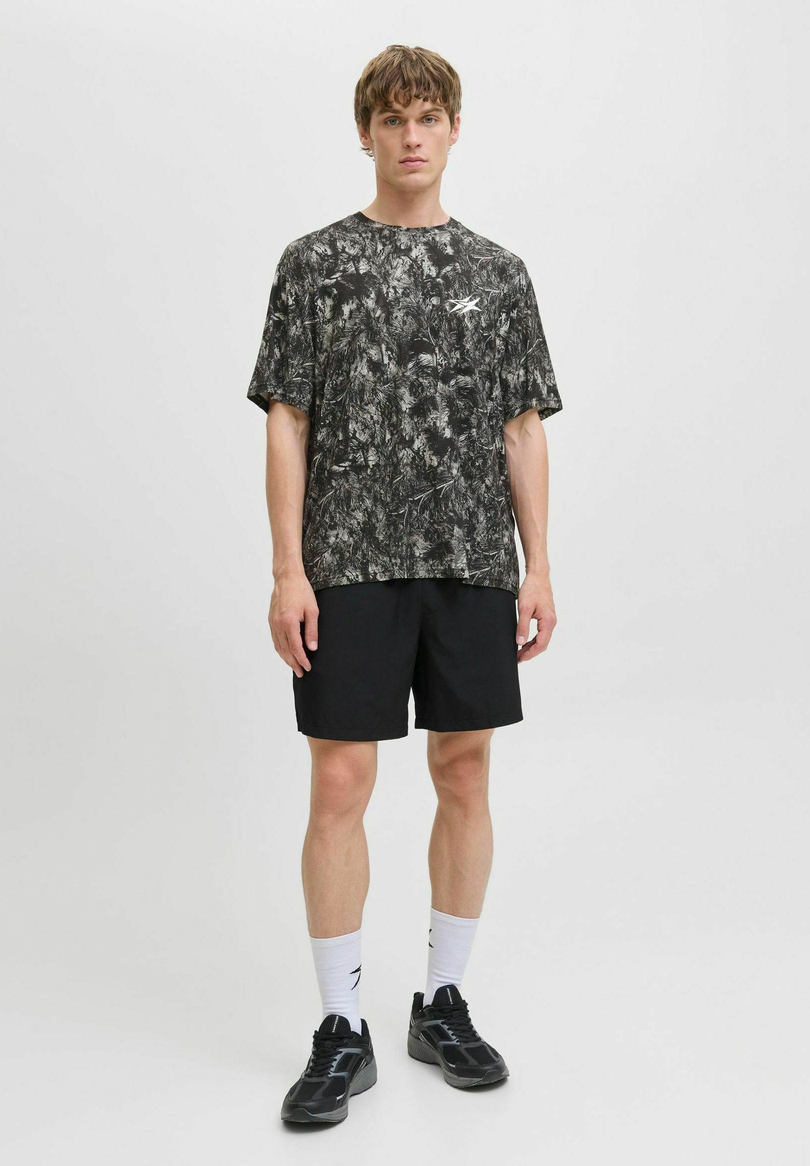 Backprintet - Print T-shirt - black
