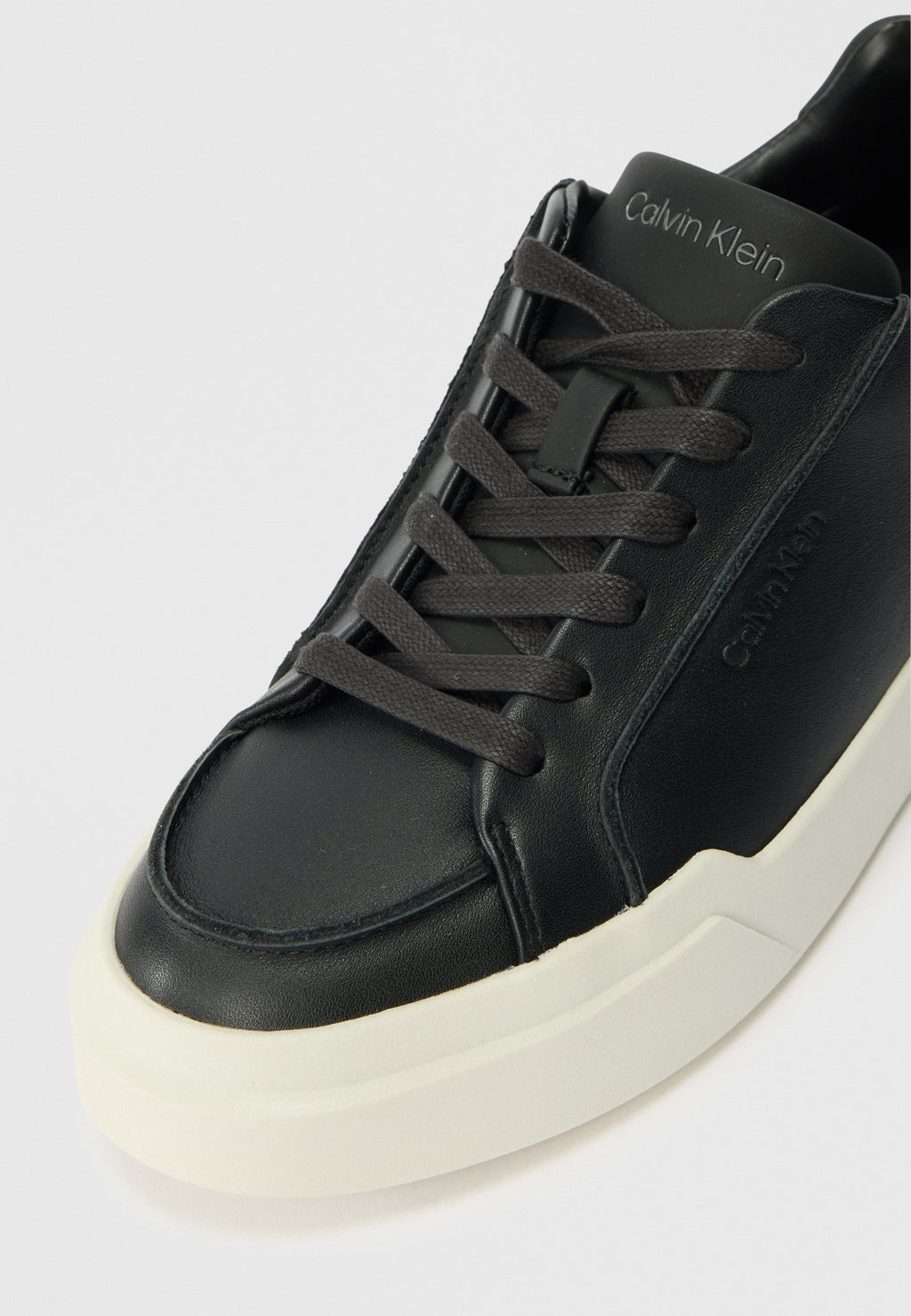 CUPSOLE LACE UP - Baskets basses - black/vaporous white