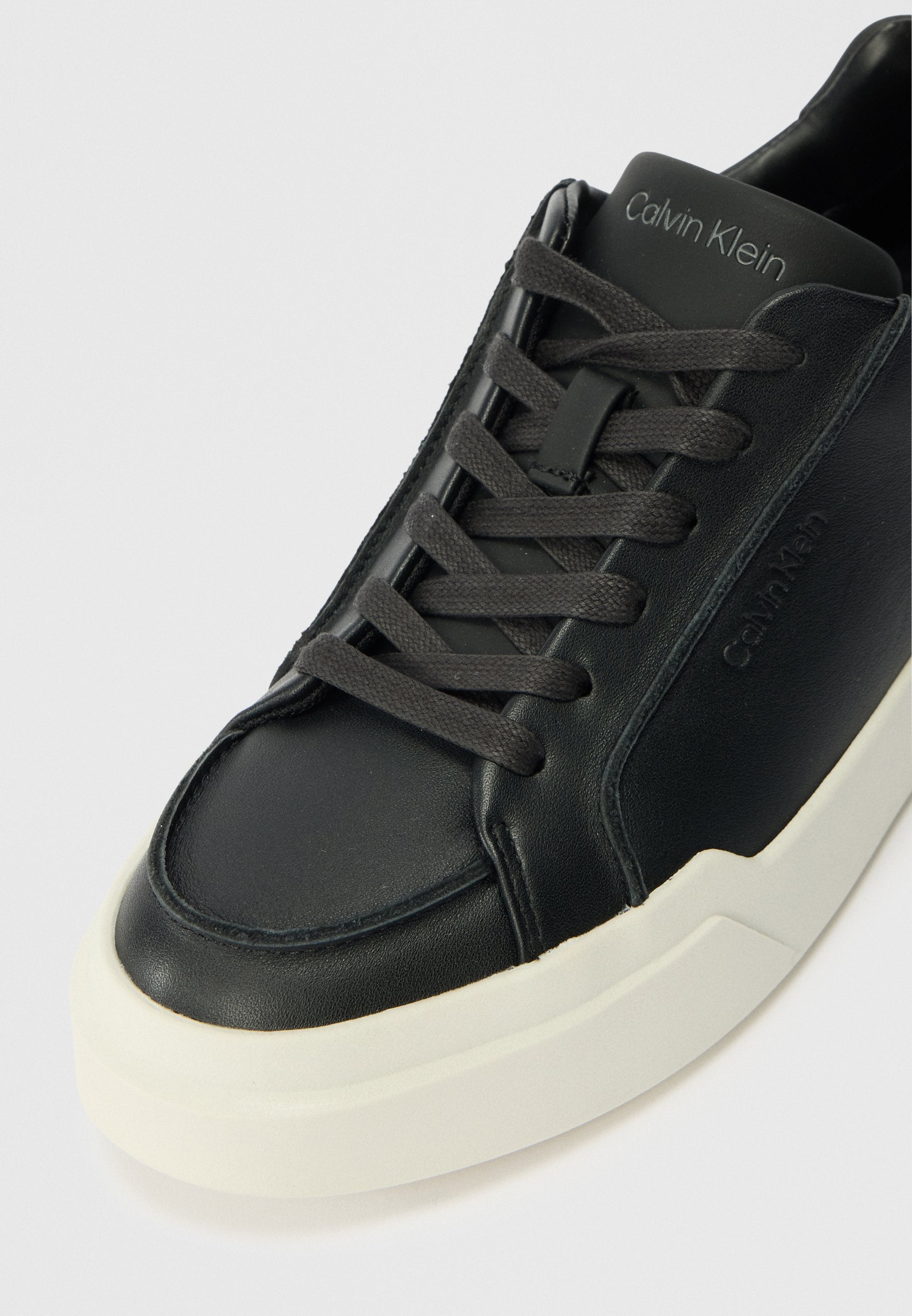 CUPSOLE LACE UP - Baskets basses - black/vaporous white
