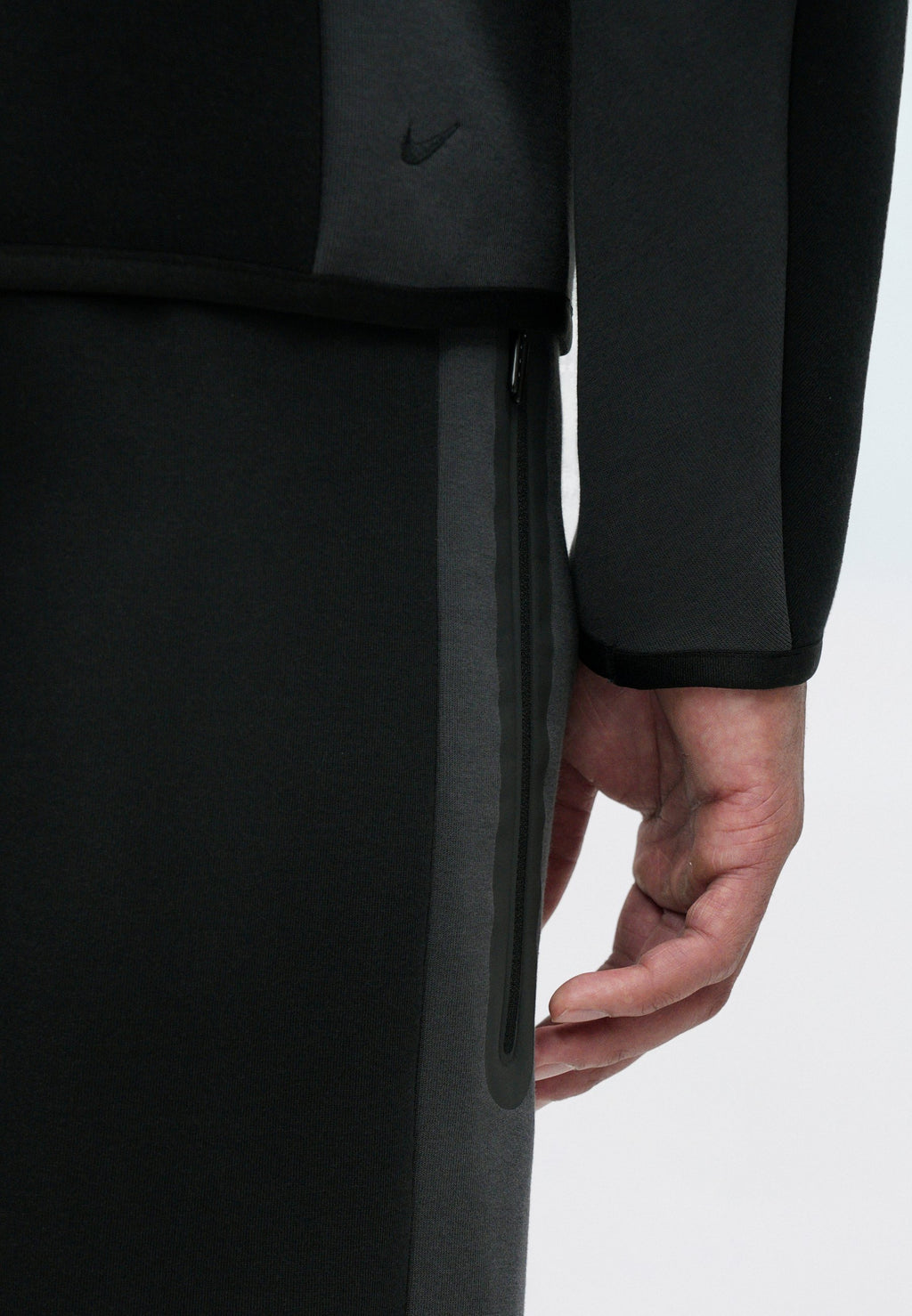 M NK TECH FLC PRO CB OH PANT - Tracksuit bottoms - black/anthracite